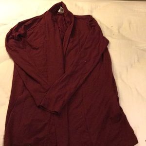 Burgundy Cardigan